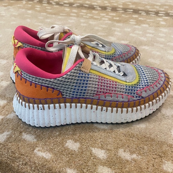 Chloe Shoes - Chloe Multicolor Sneakers